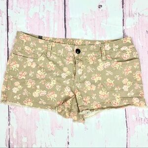 Lauren Conrad Floral Jean Shorts